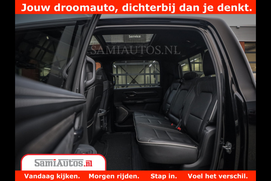 Dodge Ram 1500 Limited Night High Output 540HP 706Nm | Massage + Full Option | De Meest Luxe en Volle Pick-Up in zijn Klasse | Comfortabele Dubbele Cabine met Royale 5 Zitplaatsen | BPM vrij | Nu Leverbaar uit Voorraad | Voorraad Nr 2293 - 7688