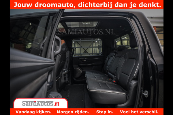 Dodge Ram 1500 Limited Night High Output 540HP 706Nm | Massage + Full Option | De Meest Luxe en Volle Pick-Up in zijn Klasse | Comfortabele Dubbele Cabine met Royale 5 Zitplaatsen | BPM vrij | Nu Leverbaar uit Voorraad | Voorraad Nr 2293 - 7688