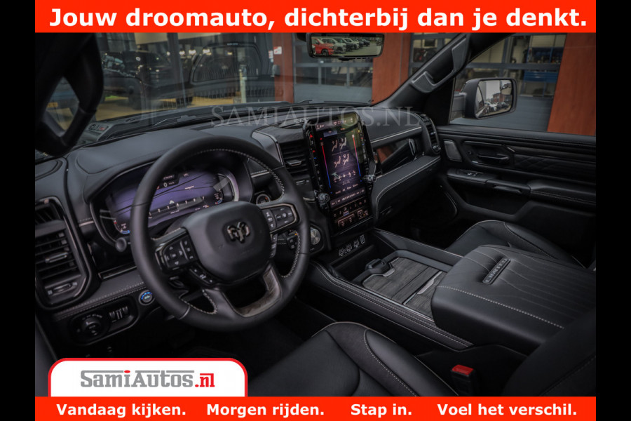 Dodge Ram 1500 Limited Night High Output 540HP 706Nm | Massage + Full Option | De Meest Luxe en Volle Pick-Up in zijn Klasse | Comfortabele Dubbele Cabine met Royale 5 Zitplaatsen | BPM vrij | Nu Leverbaar uit Voorraad | Voorraad Nr 2293 - 7688