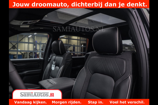 Dodge Ram 1500 Limited Night High Output 540HP 706Nm | Massage + Full Option | De Meest Luxe en Volle Pick-Up in zijn Klasse | Comfortabele Dubbele Cabine met Royale 5 Zitplaatsen | BPM vrij | Nu Leverbaar uit Voorraad | Voorraad Nr 2293 - 7688