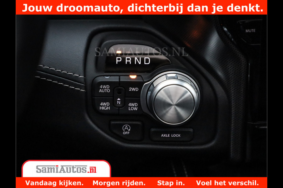 Dodge Ram 1500 Limited Night High Output 540HP 706Nm | Massage + Full Option | De Meest Luxe en Volle Pick-Up in zijn Klasse | Comfortabele Dubbele Cabine met Royale 5 Zitplaatsen | BPM vrij | Nu Leverbaar uit Voorraad | Voorraad Nr 2293 - 7688