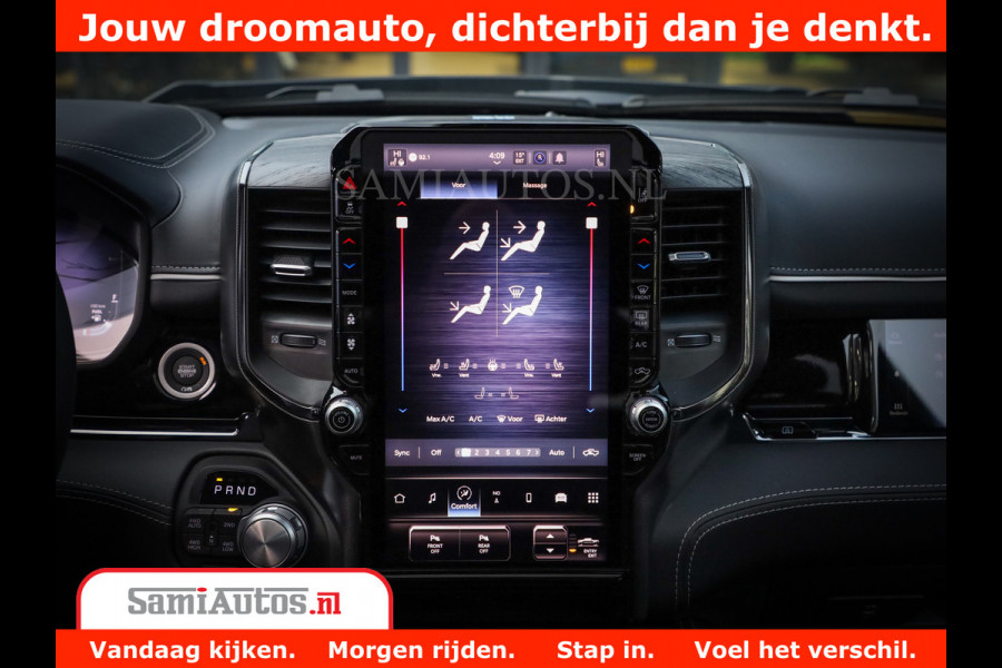 Dodge Ram 1500 Limited Night High Output 540HP 706Nm | Massage + Full Option | De Meest Luxe en Volle Pick-Up in zijn Klasse | Comfortabele Dubbele Cabine met Royale 5 Zitplaatsen | BPM vrij | Nu Leverbaar uit Voorraad | Voorraad Nr 2293 - 7688