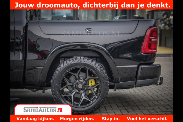 Dodge Ram 1500 Limited Night High Output 540HP 706Nm | Massage + Full Option | De Meest Luxe en Volle Pick-Up in zijn Klasse | Comfortabele Dubbele Cabine met Royale 5 Zitplaatsen | BPM vrij | Nu Leverbaar uit Voorraad | Voorraad Nr 2293 - 7688
