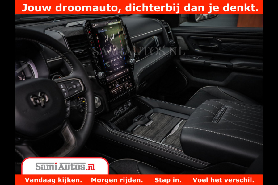 Dodge Ram 1500 Limited Night High Output 540HP 706Nm | Massage + Full Option | De Meest Luxe en Volle Pick-Up in zijn Klasse | Comfortabele Dubbele Cabine met Royale 5 Zitplaatsen | BPM vrij | Nu Leverbaar uit Voorraad | Voorraad Nr 2293 - 7688