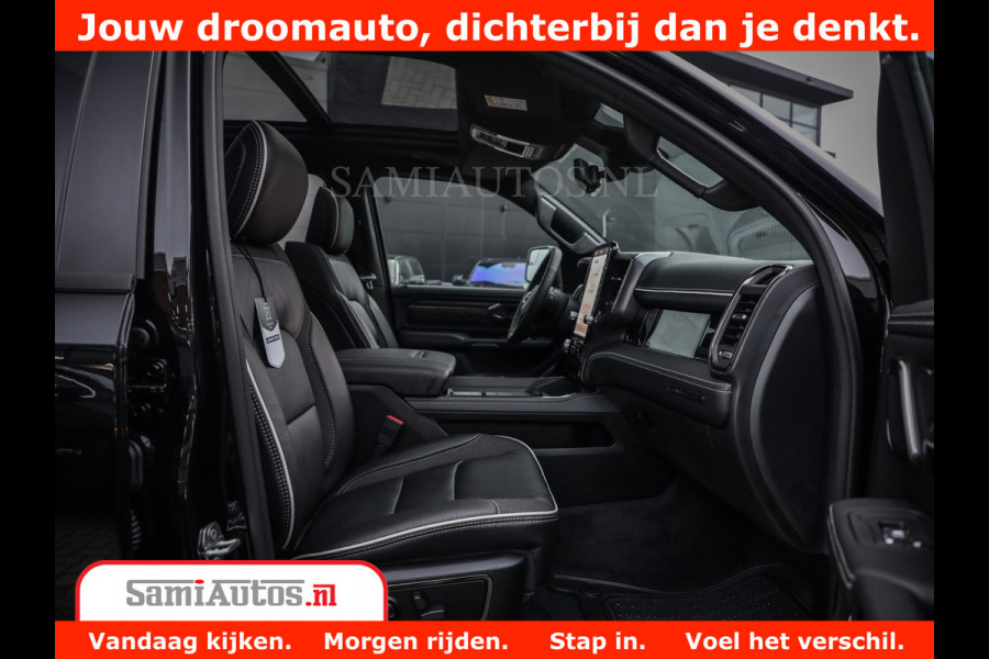 Dodge Ram 1500 Limited Night High Output 540HP 706Nm | Massage + Full Option | De Meest Luxe en Volle Pick-Up in zijn Klasse | Comfortabele Dubbele Cabine met Royale 5 Zitplaatsen | BPM vrij | Nu Leverbaar uit Voorraad | Voorraad Nr 2293 - 7688
