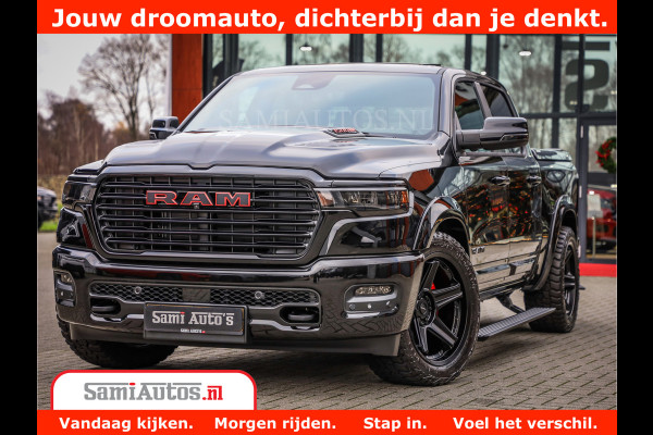 Dodge Ram 1500 Night Premium | Full Option | De Meest Luxe Pick-Up in zijn Klasse | 14.4 Inch Display | Luchtvering | 420PK 636 Nm | Comfortabele Dubbele Cabine met Royale 5 Zitplaatsen | BPM vrij | Nu Leverbaar uit Voorraad | Voorraad Nr 2233 - 7672