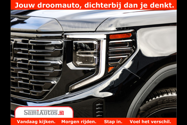 GMC Sierra DENALI 6.2 V8 426PK Full Option | De Meest Luxe Pick-Up in zijn Klasse | Comfortabele Dubbele Cabine met Royale 5 Zitplaatsen | BPM vrij | Nu Leverbaar uit Voorraad | Voorraad Nr 433794