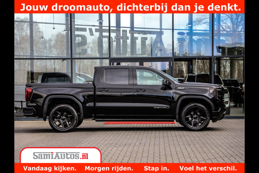 GMC Sierra DENALI 6.2 V8 426PK Full Option | De Meest Luxe Pick-Up in zijn Klasse | Comfortabele Dubbele Cabine met Royale 5 Zitplaatsen | BPM vrij | Nu Leverbaar uit Voorraad | Voorraad Nr 433794
