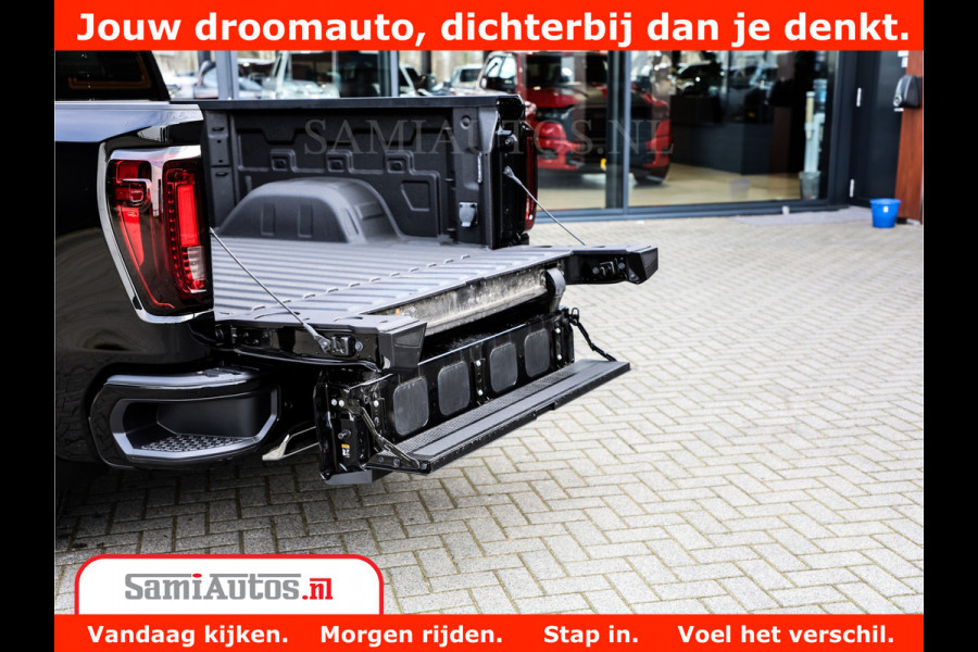 GMC Sierra DENALI 6.2 V8 426PK Full Option | De Meest Luxe Pick-Up in zijn Klasse | Comfortabele Dubbele Cabine met Royale 5 Zitplaatsen | BPM vrij | Nu Leverbaar uit Voorraad | Voorraad Nr 433794