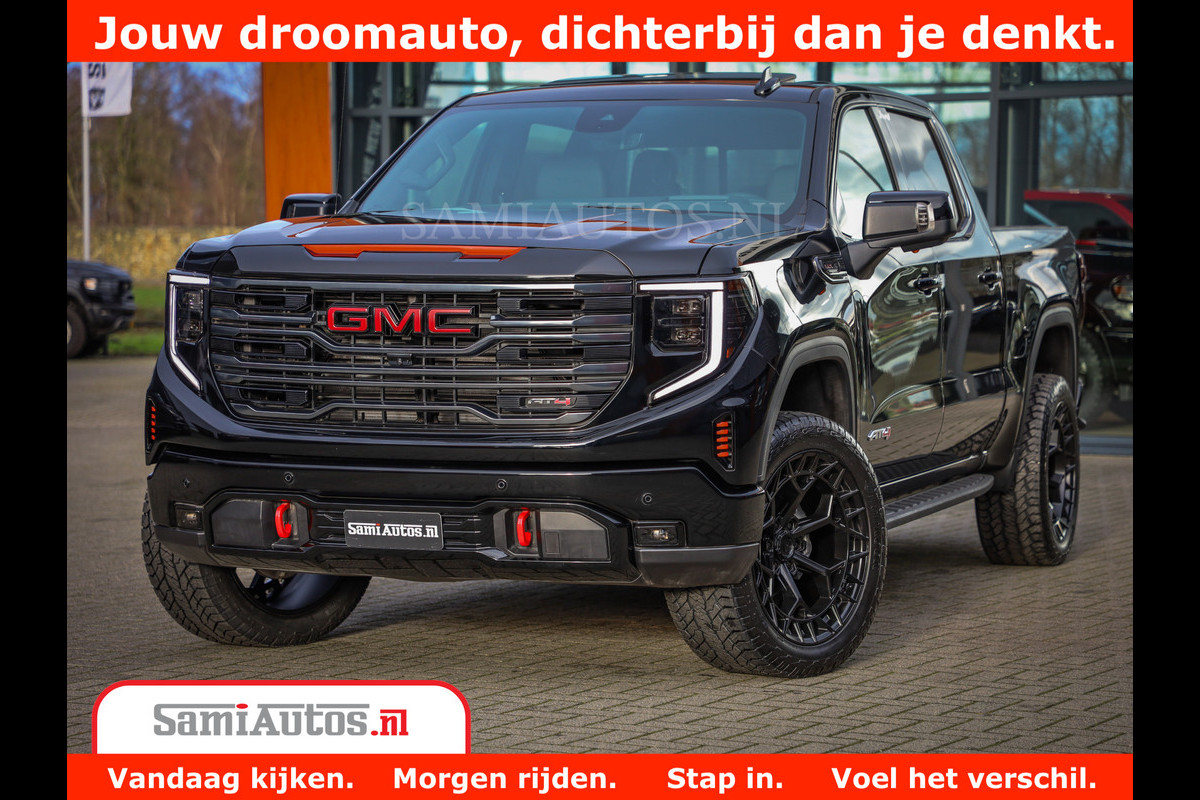 GMC Sierra AT4 6.2 V8 | Prijs Compleet met Garantie en Lpg en Rijklaarmaak kosten | Dubbele Cabine met Royale 5 Zitplaatsen | BPM vrij | Nu Leverbaar uit Voorraad | Voorraad Nr 2240 - 8364 | GMC Sierra AT4 6.2 V8 | Prijs Compleet met Garantie en Lpg en Rijklaarmaak kosten | Dubbele Cabine met Royale 5 Zitplaatsen | BPM vrij | Nu Leverbaar uit Voorraad | Voorraad Nr 2240 - 8364 |
