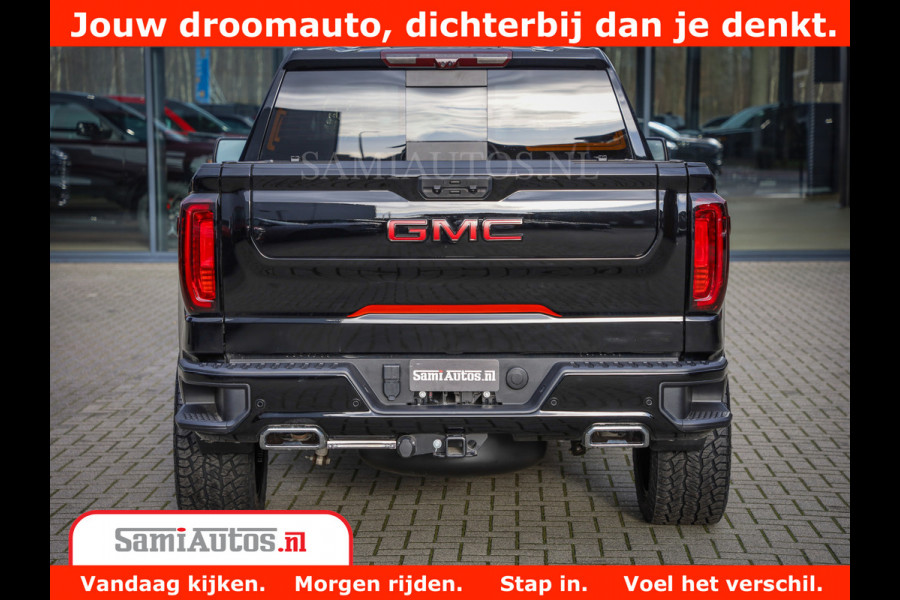 GMC Sierra AT4 6.2 V8 | Prijs Compleet met Garantie en Lpg en Rijklaarmaak kosten | Dubbele Cabine met Royale 5 Zitplaatsen | BPM vrij | Nu Leverbaar uit Voorraad | Voorraad Nr 2240 -  8364 |