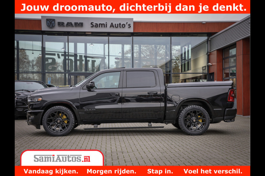 Dodge Ram 1500 Night Premium | Full Option | De Meest Luxe Pick-Up in zijn Klasse | Comfortabele Dubbele Cabine met Royale 5 Zitplaatsen | BPM vrij | Nu Leverbaar uit Voorraad | Voorraad Nr 2284 - 3855