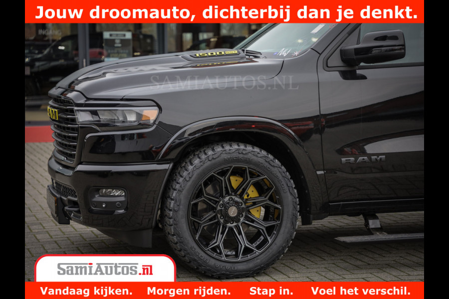 Dodge Ram 1500 Night Premium | Full Option | De Meest Luxe Pick-Up in zijn Klasse | Comfortabele Dubbele Cabine met Royale 5 Zitplaatsen | BPM vrij | Nu Leverbaar uit Voorraad | Voorraad Nr 2284 - 3855