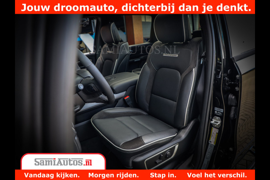 Dodge Ram 1500 Night Premium | Full Option | De Meest Luxe Pick-Up in zijn Klasse | Comfortabele Dubbele Cabine met Royale 5 Zitplaatsen | BPM vrij | Nu Leverbaar uit Voorraad | Voorraad Nr 2284 - 3855