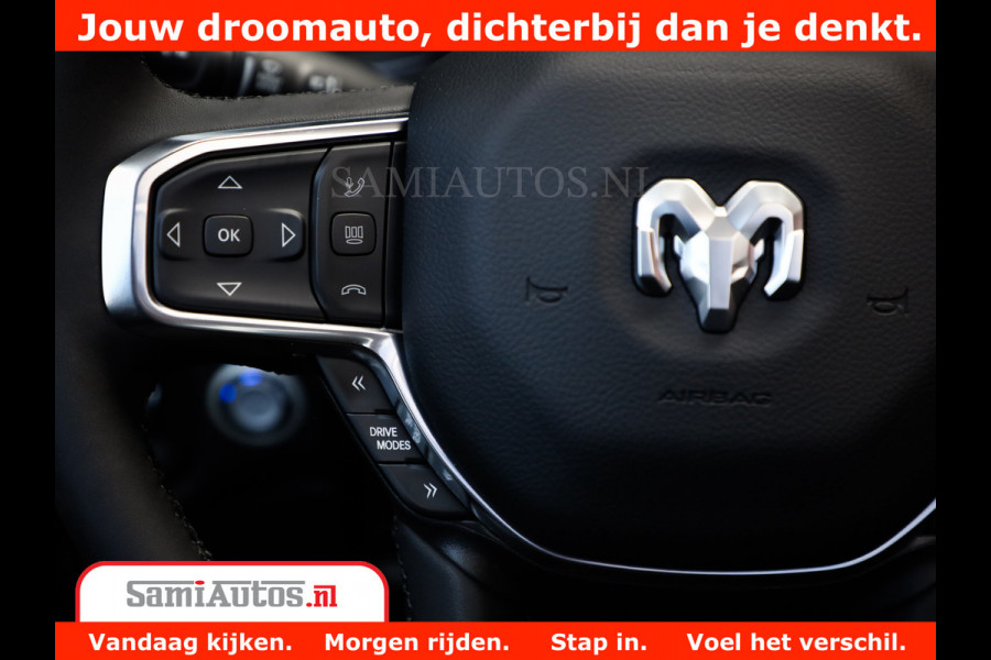 Dodge Ram 1500 Night Premium | Full Option | De Meest Luxe Pick-Up in zijn Klasse | Comfortabele Dubbele Cabine met Royale 5 Zitplaatsen | BPM vrij | Nu Leverbaar uit Voorraad | Voorraad Nr 2284 - 3855