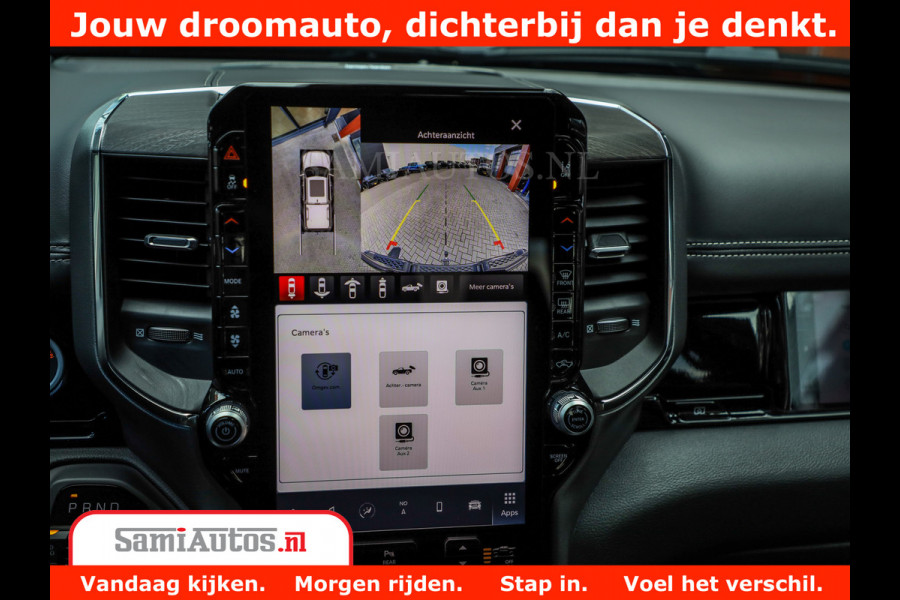 Dodge Ram 1500 Night Premium | Full Option | De Meest Luxe Pick-Up in zijn Klasse | Comfortabele Dubbele Cabine met Royale 5 Zitplaatsen | BPM vrij | Nu Leverbaar uit Voorraad | Voorraad Nr 2284 - 3855