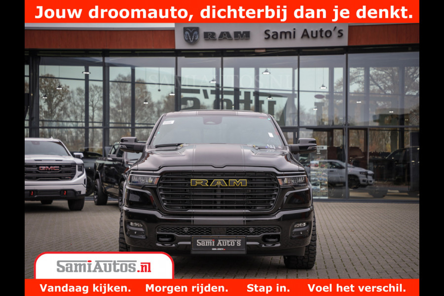 Dodge Ram 1500 Night Premium | Full Option | De Meest Luxe Pick-Up in zijn Klasse | Comfortabele Dubbele Cabine met Royale 5 Zitplaatsen | BPM vrij | Nu Leverbaar uit Voorraad | Voorraad Nr 2284 - 3855