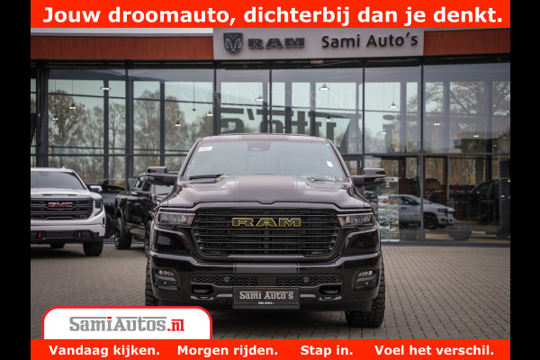Dodge Ram 1500 Night Premium | Full Option | De Meest Luxe Pick-Up in zijn Klasse | Comfortabele Dubbele Cabine met Royale 5 Zitplaatsen | BPM vrij | Nu Leverbaar uit Voorraad | Voorraad Nr 2284 - 3855