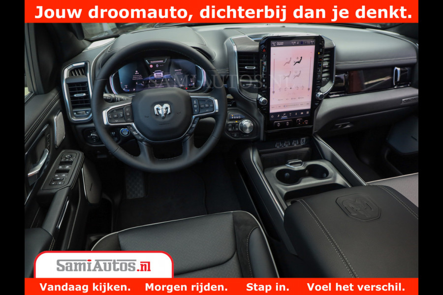 Dodge Ram 1500 Night Premium | Full Option | De Meest Luxe Pick-Up in zijn Klasse | Comfortabele Dubbele Cabine met Royale 5 Zitplaatsen | BPM vrij | Nu Leverbaar uit Voorraad | Voorraad Nr 2284 - 3855