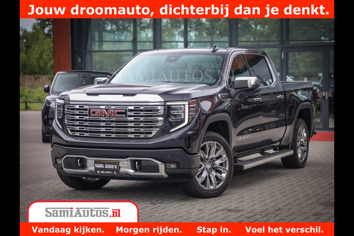 GMC Sierra DENALI | All-In Prijs | 6,2 V8 Full Option | De Meest Luxe Pick-Up in zijn Klasse | Comfortabele Dubbele Cabine met Royale 5 Zitplaatsen | BPM vrij | Nu Leverbaar uit Voorraad | Voorraad Nr 420334 GMC Sierra DENALI | All-In Prijs | 6,2 V8 Full Option | De Meest Luxe Pick-Up in zijn Klasse | Comfortabele Dubbele Cabine met Royale 5 Zitplaatsen | BPM vrij | Nu Leverbaar uit Voorraad | Voorraad Nr 420334