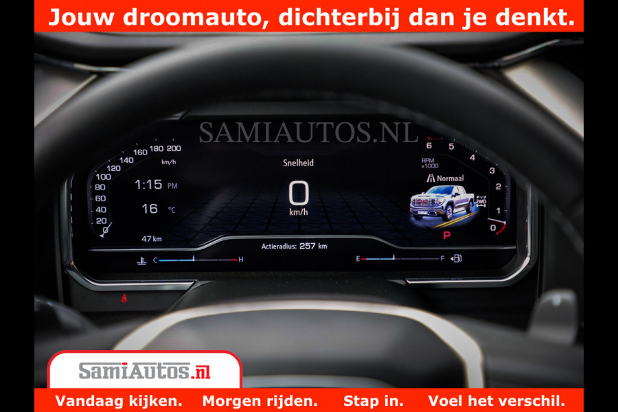 GMC Sierra DENALI | All-In Prijs | 6,2 V8 Full Option | De Meest Luxe Pick-Up in zijn Klasse | Comfortabele Dubbele Cabine met Royale 5 Zitplaatsen | BPM vrij | Nu Leverbaar uit Voorraad | Voorraad Nr 420334