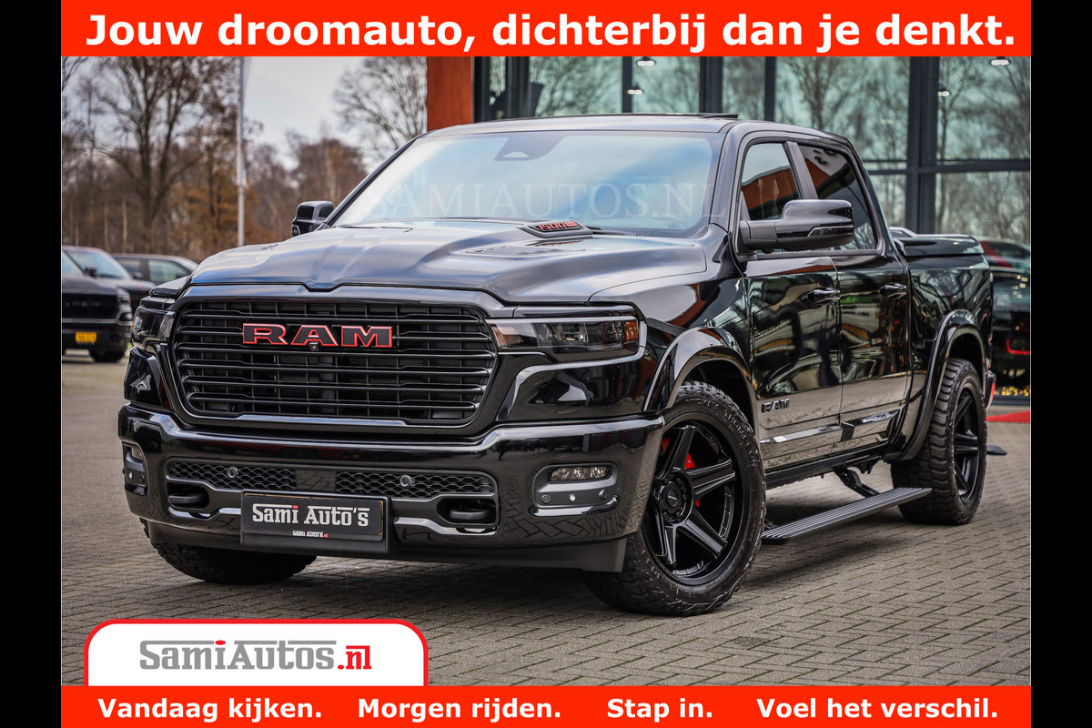 Dodge Ram 1500 Night Premium | Full Option | De Meest Luxe Pick-Up in zijn Klasse | Comfortabele Dubbele Cabine met Royale 5 Zitplaatsen | BPM vrij | Nu Leverbaar uit Voorraad | Voorraad Nr 2200 - 0886 Dodge Ram 1500 Night Premium | Full Option | De Meest Luxe Pick-Up in zijn Klasse | Comfortabele Dubbele Cabine met Royale 5 Zitplaatsen | BPM vrij | Nu Leverbaar uit Voorraad | Voorraad Nr 2200 - 0886