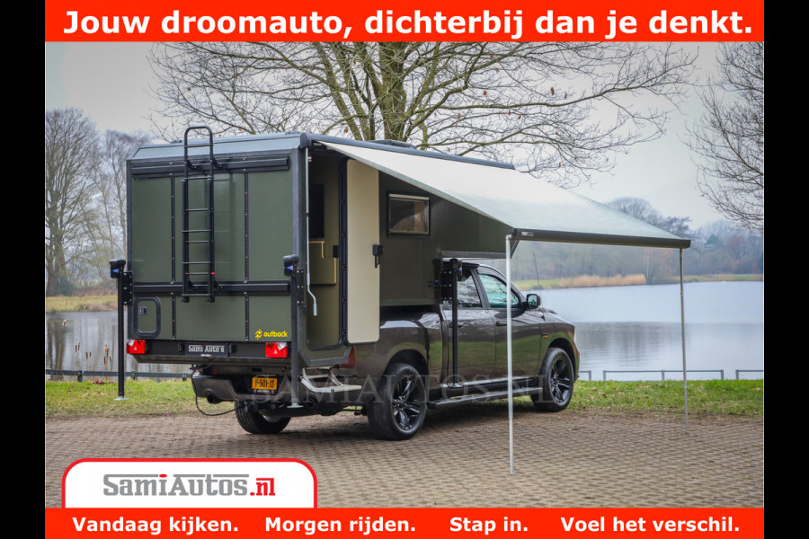 Dodge Ram 1500 €15000,- VOORDEEL | CAMPER / AFZET UNIT | SHOWROOM MODEL | 4 PERSOONS | AIRCO | ZONNEPANEEL | VERWARMING | DOUCHE | WC | LUIFEL | 4 SLAAP PLAATSEN | Let Op: Investeer in deze unieke afzetunit camper en verdien direct!