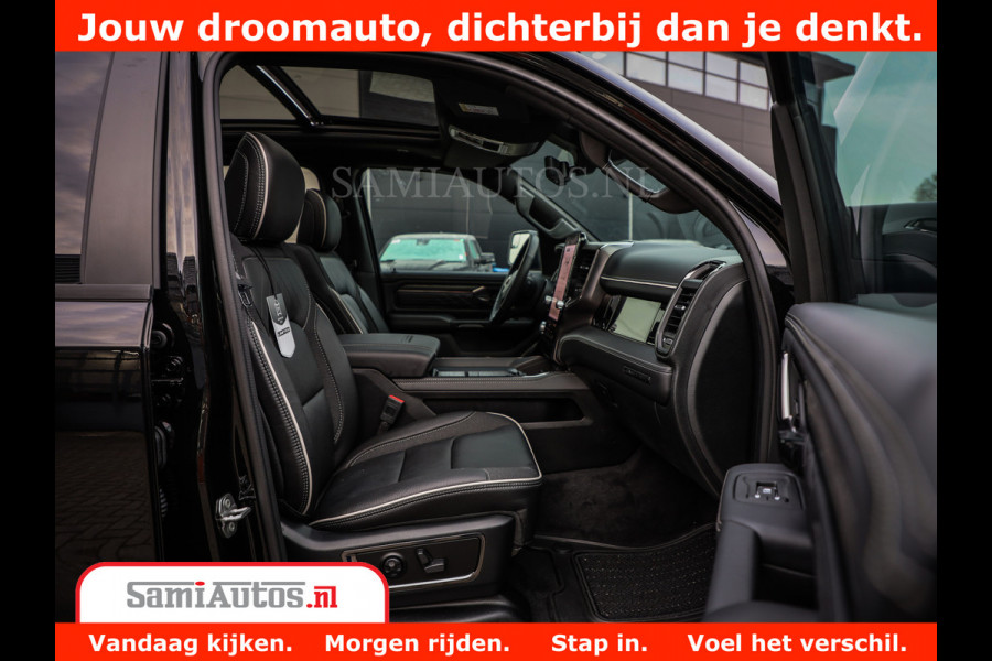 Dodge Ram 1500 Limited Night High Output 540HP 706Nm | Massage + Full Option | De Meest Luxe en Volle Pick-Up in zijn Klasse | Comfortabele Dubbele Cabine met Royale 5 Zitplaatsen | BPM vrij | Nu Leverbaar uit Voorraad | Voorraad Nr 2318 - 5415
