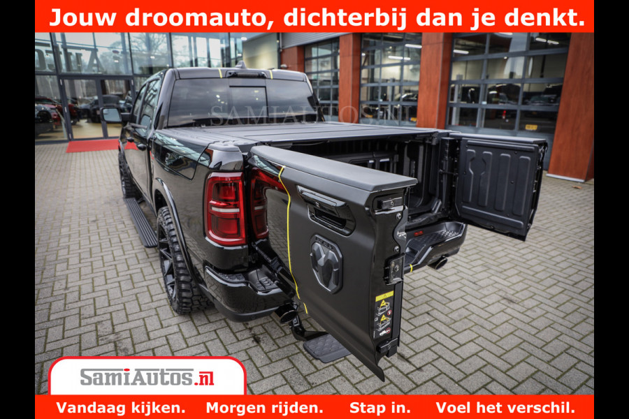Dodge Ram 1500 Limited Night High Output 540HP 706Nm | Massage + Full Option | De Meest Luxe en Volle Pick-Up in zijn Klasse | Comfortabele Dubbele Cabine met Royale 5 Zitplaatsen | BPM vrij | Nu Leverbaar uit Voorraad | Voorraad Nr 2318 - 5415