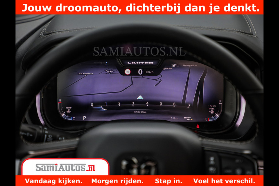 Dodge Ram 1500 Limited Night High Output 540HP 706Nm | Massage + Full Option | De Meest Luxe en Volle Pick-Up in zijn Klasse | Comfortabele Dubbele Cabine met Royale 5 Zitplaatsen | BPM vrij | Nu Leverbaar uit Voorraad | Voorraad Nr 2318 - 5415