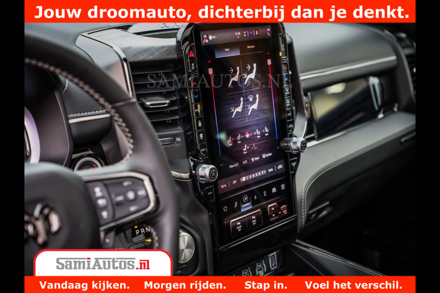 Dodge Ram 1500 Limited Night High Output 540HP 706Nm | Massage + Full Option | De Meest Luxe en Volle Pick-Up in zijn Klasse | Comfortabele Dubbele Cabine met Royale 5 Zitplaatsen | BPM vrij | Nu Leverbaar uit Voorraad | Voorraad Nr 2318 - 5415