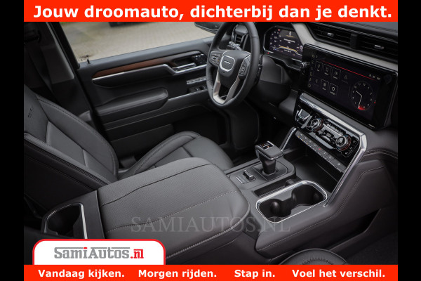 GMC Sierra DENALI 6.2 V8 426PK Full Option | De Meest Luxe Pick-Up in zijn Klasse | Comfortabele Dubbele Cabine met Royale 5 Zitplaatsen | BPM vrij | Nu Leverbaar uit Voorraad | Voorraad Nr 433388
