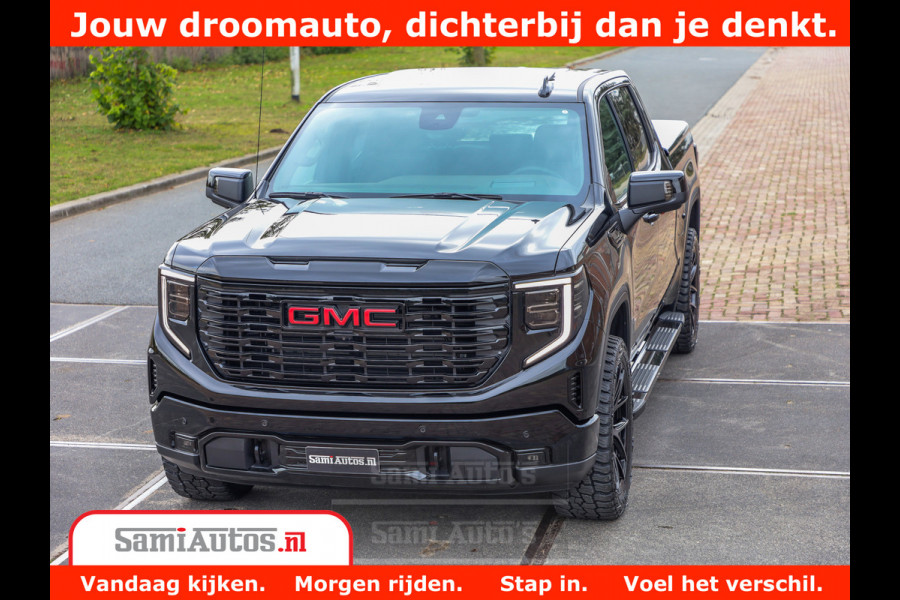GMC Sierra DENALI 6.2 V8 426PK Full Option | De Meest Luxe Pick-Up in zijn Klasse | Comfortabele Dubbele Cabine met Royale 5 Zitplaatsen | BPM vrij | Nu Leverbaar uit Voorraad | Voorraad Nr 433388