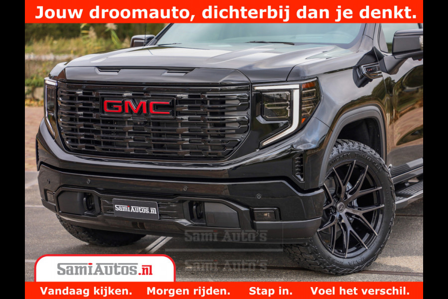 GMC Sierra DENALI 6.2 V8 426PK Full Option | De Meest Luxe Pick-Up in zijn Klasse | Comfortabele Dubbele Cabine met Royale 5 Zitplaatsen | BPM vrij | Nu Leverbaar uit Voorraad | Voorraad Nr 433388