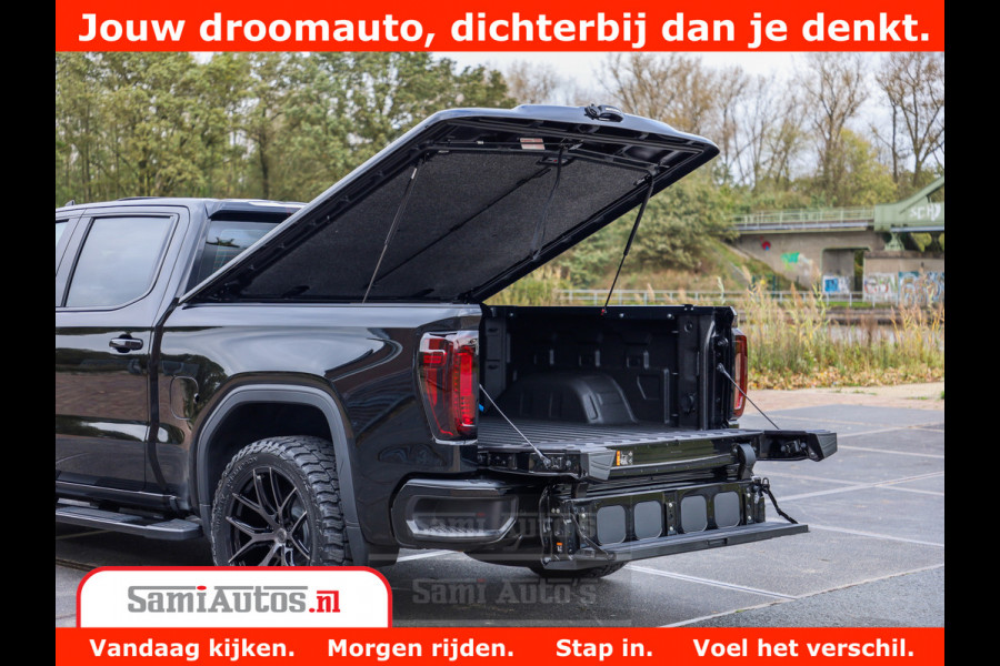 GMC Sierra DENALI 6.2 V8 426PK Full Option | De Meest Luxe Pick-Up in zijn Klasse | Comfortabele Dubbele Cabine met Royale 5 Zitplaatsen | BPM vrij | Nu Leverbaar uit Voorraad | Voorraad Nr 433388