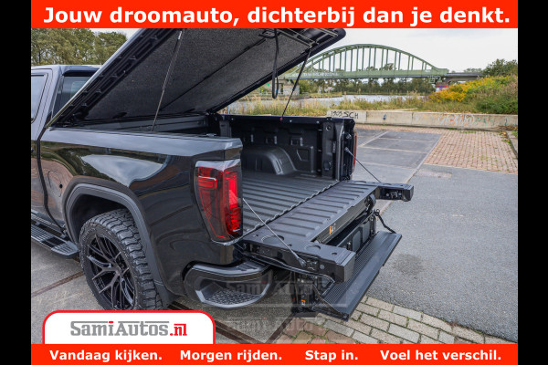 GMC Sierra DENALI 6.2 V8 426PK Full Option | De Meest Luxe Pick-Up in zijn Klasse | Comfortabele Dubbele Cabine met Royale 5 Zitplaatsen | BPM vrij | Nu Leverbaar uit Voorraad | Voorraad Nr 433388