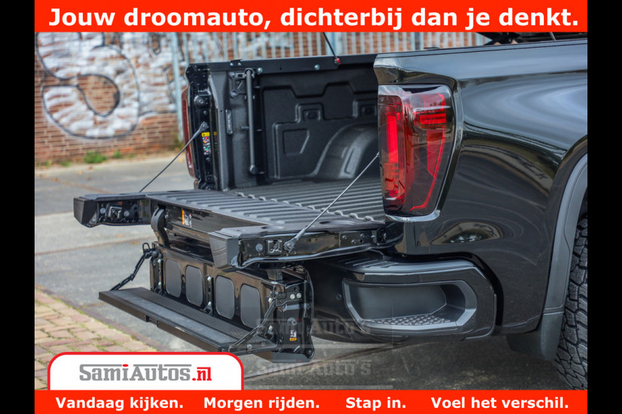 GMC Sierra DENALI 6.2 V8 426PK Full Option | De Meest Luxe Pick-Up in zijn Klasse | Comfortabele Dubbele Cabine met Royale 5 Zitplaatsen | BPM vrij | Nu Leverbaar uit Voorraad | Voorraad Nr 433388