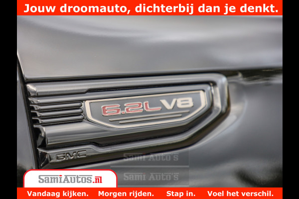 GMC Sierra DENALI 6.2 V8 426PK Full Option | De Meest Luxe Pick-Up in zijn Klasse | Comfortabele Dubbele Cabine met Royale 5 Zitplaatsen | BPM vrij | Nu Leverbaar uit Voorraad | Voorraad Nr 433388
