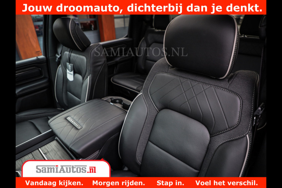 Dodge Ram 1500 Limited Night High Output 540HP 706Nm | Massage + Full Option | De Meest Luxe en Volle Pick-Up in zijn Klasse | Comfortabele Dubbele Cabine met Royale 5 Zitplaatsen | BPM vrij | Nu Leverbaar uit Voorraad | Voorraad Nr 2355 - 5149