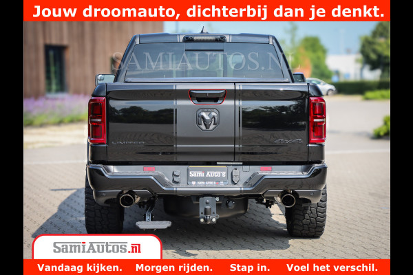 Dodge Ram 1500 Limited Night High Output 540HP 706Nm | Massage + Full Option | De Meest Luxe en Volle Pick-Up in zijn Klasse | Comfortabele Dubbele Cabine met Royale 5 Zitplaatsen | BPM vrij | Nu Leverbaar uit Voorraad | Voorraad Nr 2355 - 5149