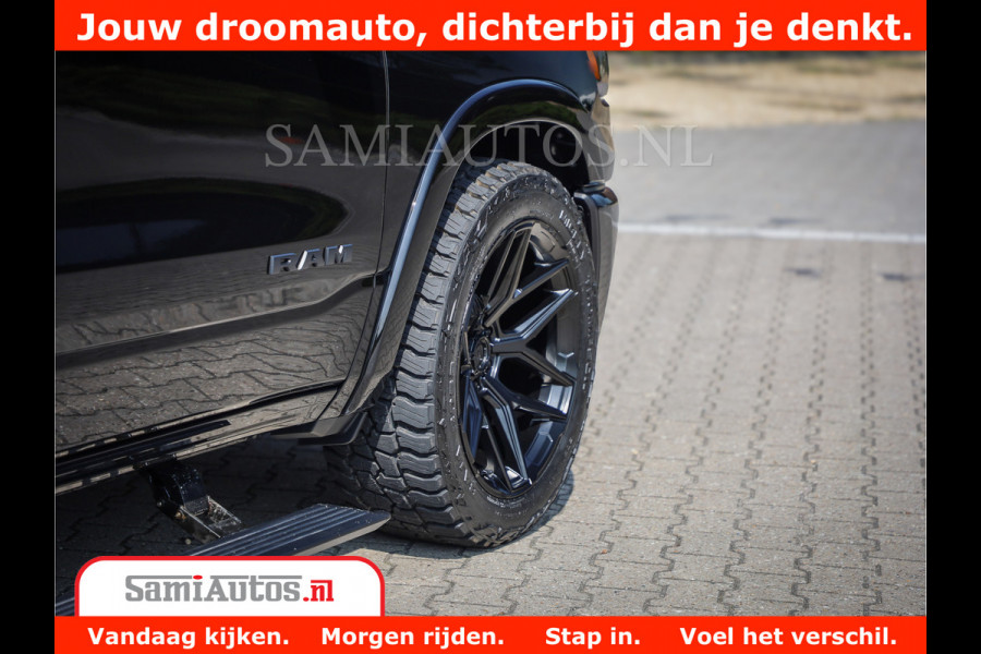 Dodge Ram 1500 Limited Night High Output 540HP 706Nm | Massage + Full Option | De Meest Luxe en Volle Pick-Up in zijn Klasse | Comfortabele Dubbele Cabine met Royale 5 Zitplaatsen | BPM vrij | Nu Leverbaar uit Voorraad | Voorraad Nr 2355 - 5149