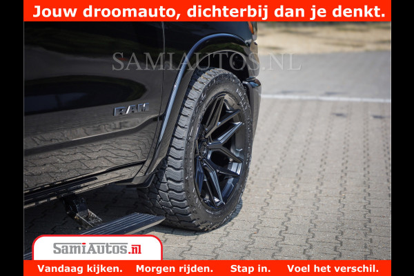 Dodge Ram 1500 Limited Night High Output 540HP 706Nm | Massage + Full Option | De Meest Luxe en Volle Pick-Up in zijn Klasse | Comfortabele Dubbele Cabine met Royale 5 Zitplaatsen | BPM vrij | Nu Leverbaar uit Voorraad | Voorraad Nr 2355 - 5149