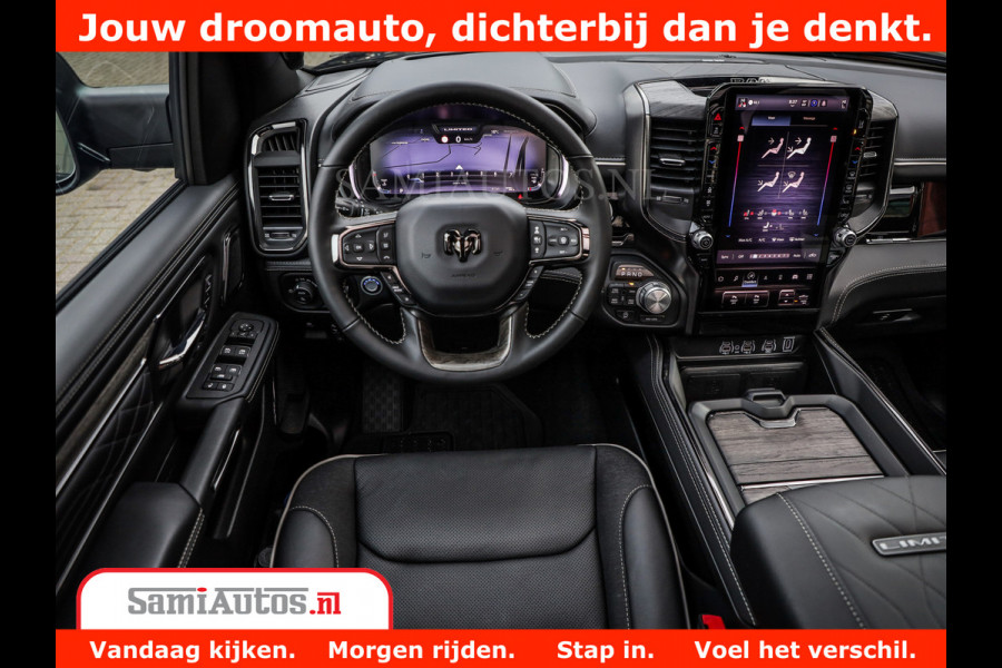 Dodge Ram 1500 Limited Night High Output 540HP 706Nm | Massage + Full Option | De Meest Luxe en Volle Pick-Up in zijn Klasse | Comfortabele Dubbele Cabine met Royale 5 Zitplaatsen | BPM vrij | Nu Leverbaar uit Voorraad | Voorraad Nr 2355 - 5149