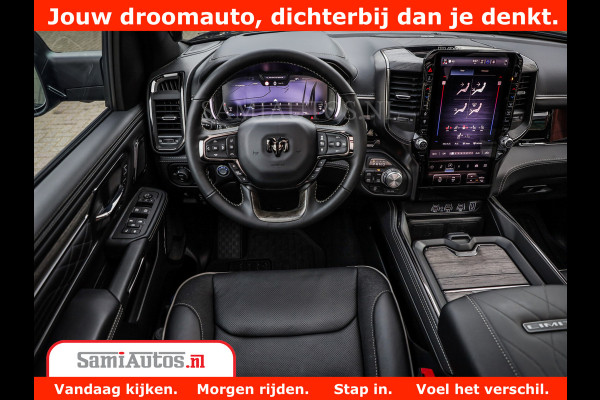 Dodge Ram 1500 Limited Night High Output 540HP 706Nm | Massage + Full Option | De Meest Luxe en Volle Pick-Up in zijn Klasse | Comfortabele Dubbele Cabine met Royale 5 Zitplaatsen | BPM vrij | Nu Leverbaar uit Voorraad | Voorraad Nr 2355 - 5149
