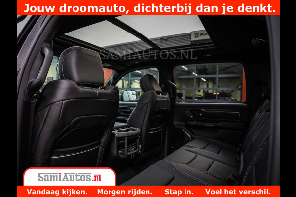 Dodge Ram 1500 Limited Night High Output 540HP 706Nm | Massage + Full Option | De Meest Luxe en Volle Pick-Up in zijn Klasse | Comfortabele Dubbele Cabine met Royale 5 Zitplaatsen | BPM vrij | Nu Leverbaar uit Voorraad | Voorraad Nr 2355 - 5149