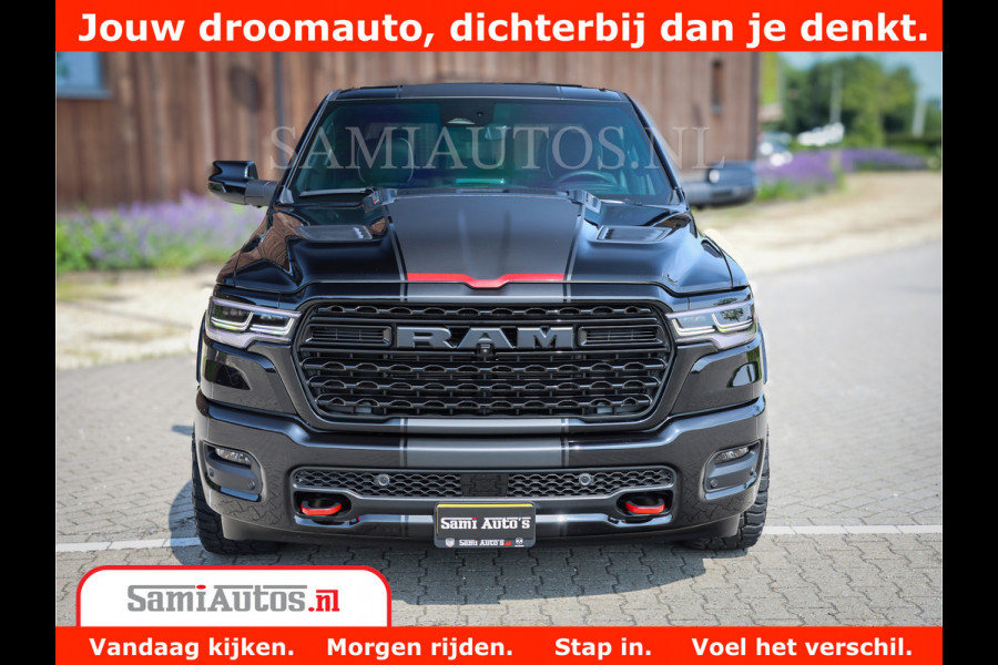 Dodge Ram 1500 Limited Night High Output 540HP 706Nm | Massage + Full Option | De Meest Luxe en Volle Pick-Up in zijn Klasse | Comfortabele Dubbele Cabine met Royale 5 Zitplaatsen | BPM vrij | Nu Leverbaar uit Voorraad | Voorraad Nr 2331 - 5133