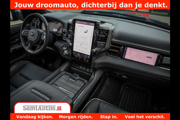 Dodge Ram 1500 Limited Night High Output 540HP 706Nm | Massage + Full Option | De Meest Luxe en Volle Pick-Up in zijn Klasse | Comfortabele Dubbele Cabine met Royale 5 Zitplaatsen | BPM vrij | Nu Leverbaar uit Voorraad | Voorraad Nr 2331 - 5133