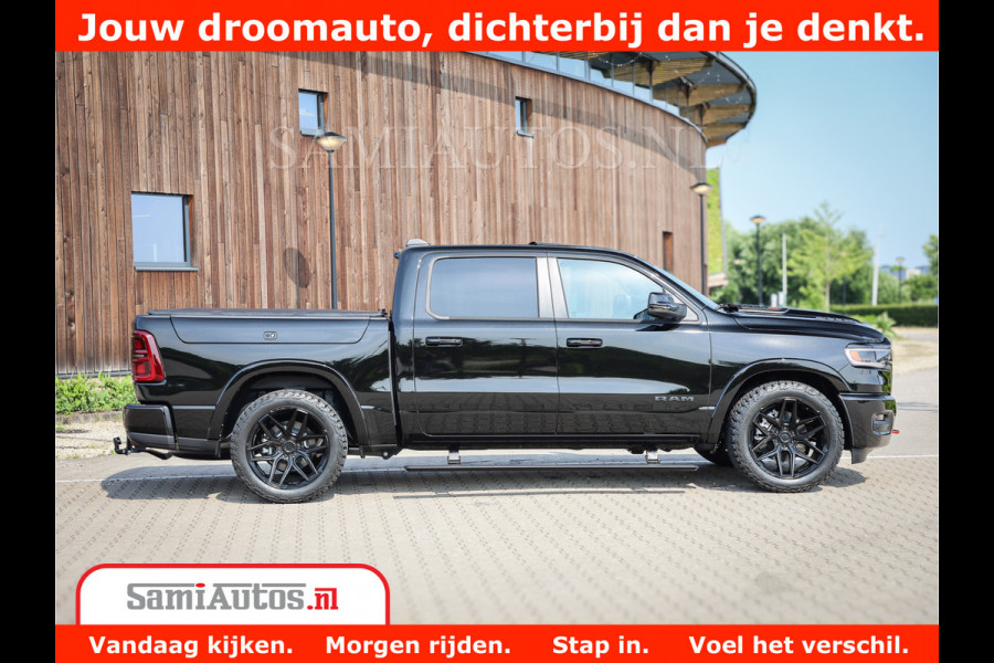 Dodge Ram 1500 Limited Night High Output 540HP 706Nm | Massage + Full Option | De Meest Luxe en Volle Pick-Up in zijn Klasse | Comfortabele Dubbele Cabine met Royale 5 Zitplaatsen | BPM vrij | Nu Leverbaar uit Voorraad | Voorraad Nr 2331 - 5133