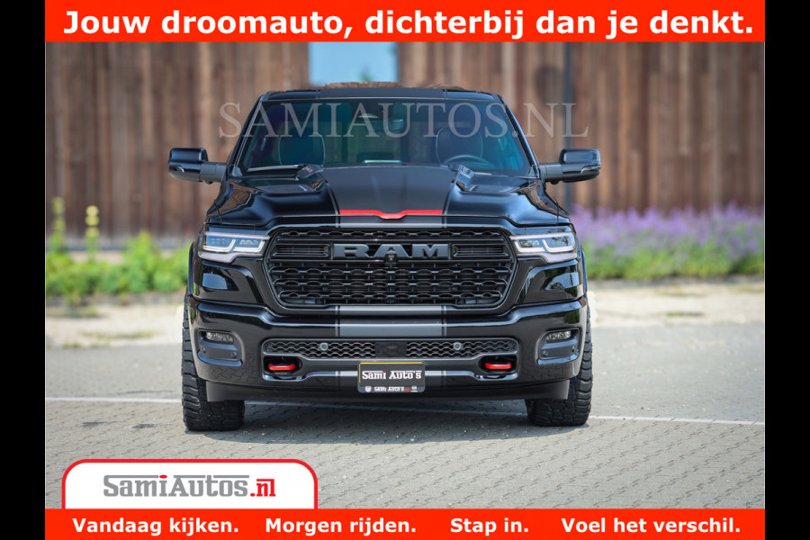 Dodge Ram 1500 Limited Night High Output 540HP 706Nm | Massage + Full Option | De Meest Luxe en Volle Pick-Up in zijn Klasse | Comfortabele Dubbele Cabine met Royale 5 Zitplaatsen | BPM vrij | Nu Leverbaar uit Voorraad | Voorraad Nr 2331 - 5133