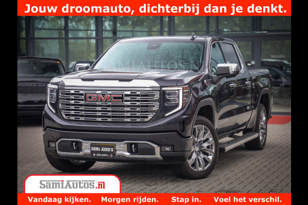 GMC Sierra DENALI | All-In Prijs | 6,2 V8 Full Option | De Meest Luxe Pick-Up in zijn Klasse | Comfortabele Dubbele Cabine met Royale 5 Zitplaatsen | BPM vrij | Nu Leverbaar uit Voorraad | Voorraad Nr 420229